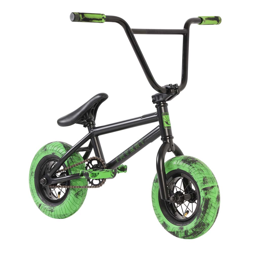 Invert Supreme Mini BMX Bike Black/Green