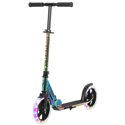 Invert AF200 Folding Inline Scooter With Light Up Wheels Neo Chrome