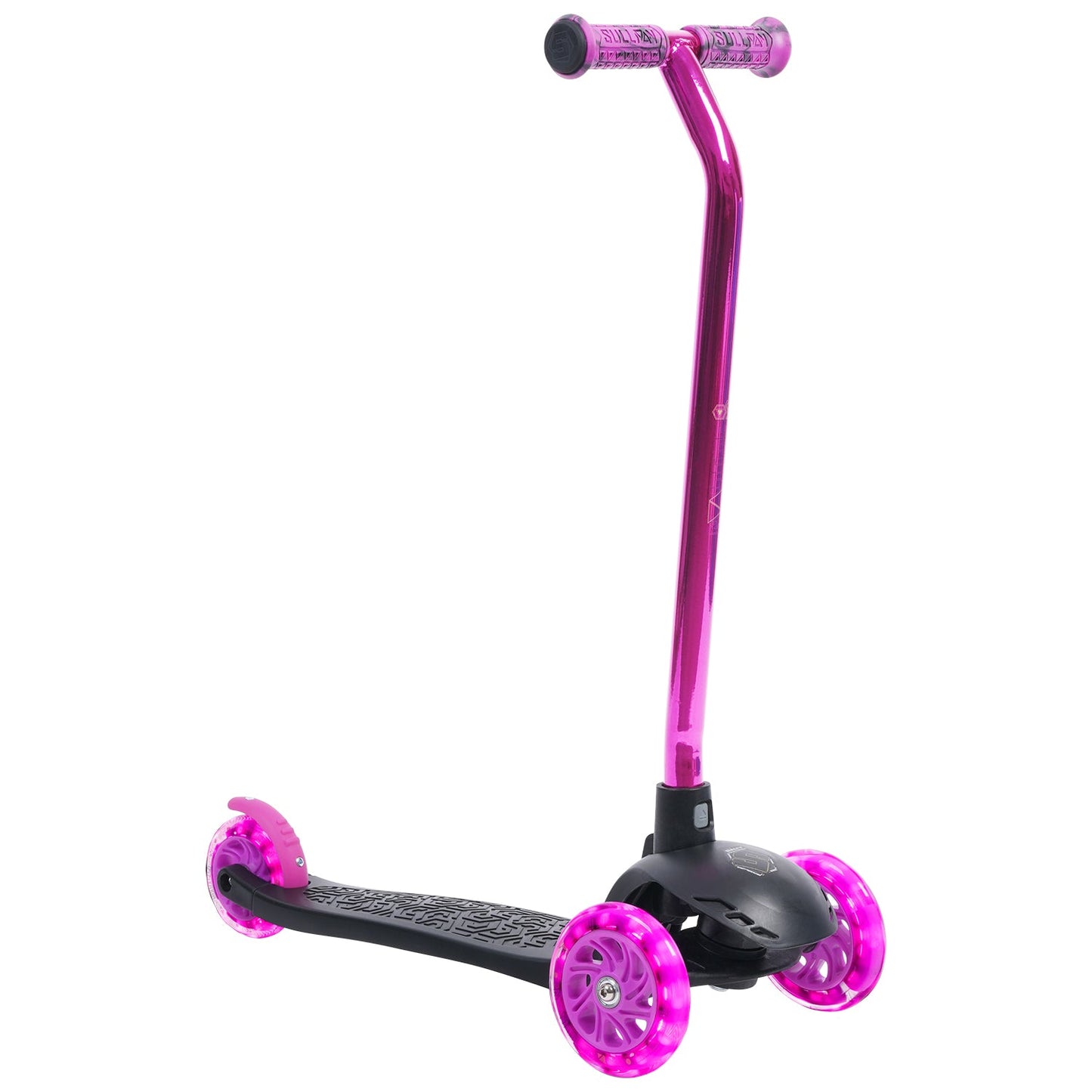 Sullivan Tri Scooter w Light Up Wheels Electro Pink