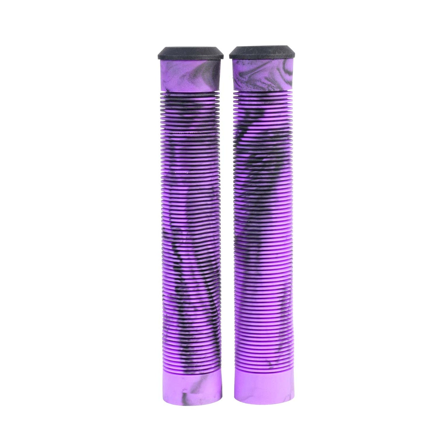 Invert 160mm Grip Marble Colour with Bar End - Purple/Black