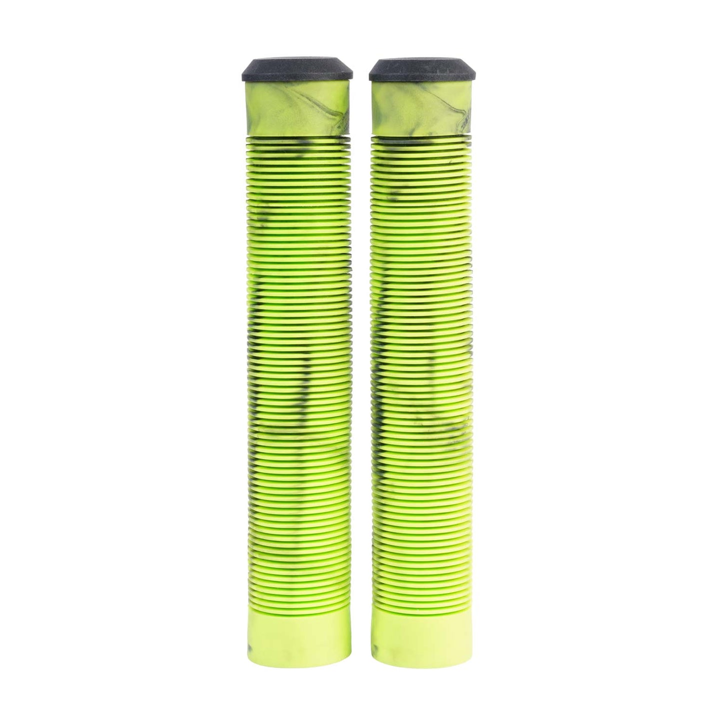 Invert 160mm Grip Marble Colour with Bar End - Green/Black