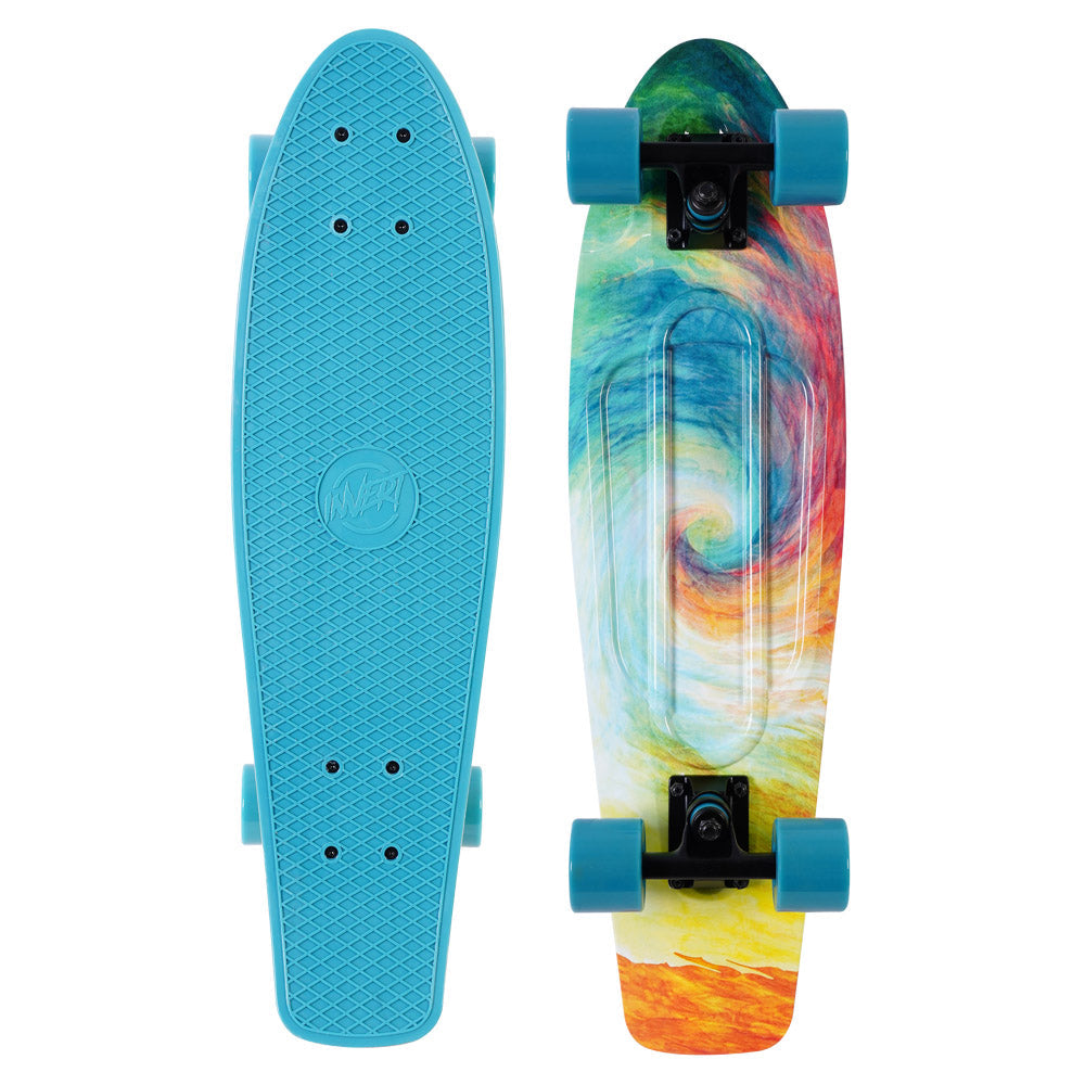 Invert 27in Retro Skateboard Blue/Fixed Dip