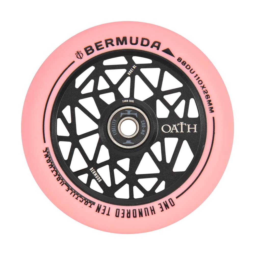 Oath Bermuda 110mm Wheels Black/Pink