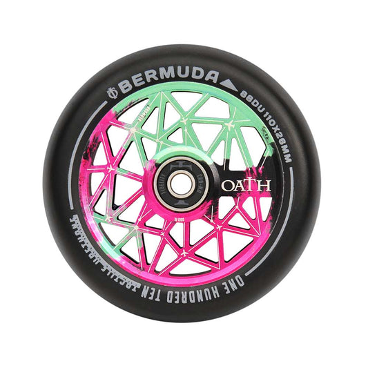 Oath Bermuda 110mm Wheels Green/Rose/Black