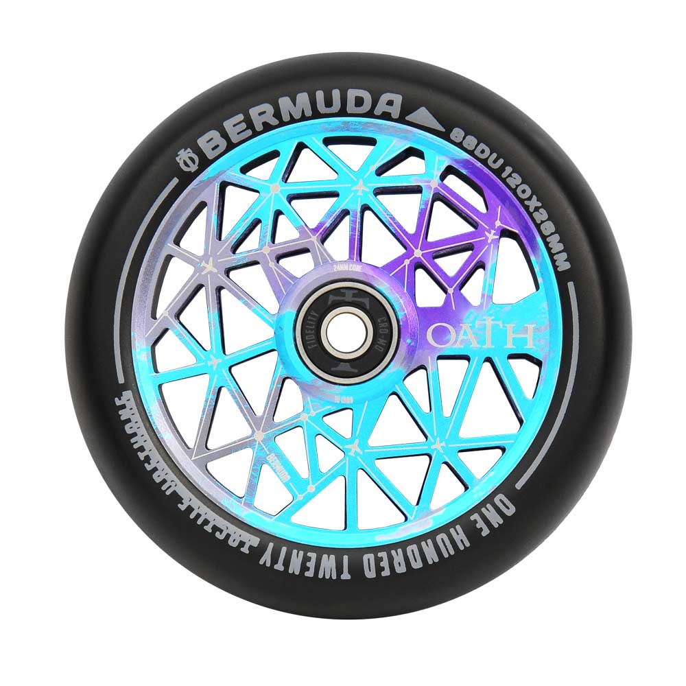 Oath Bermuda 120mm Wheels Blue/Purple/Titanium