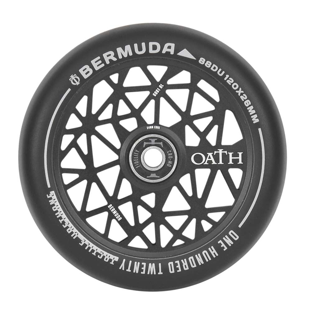 Oath Bermuda 120mm Wheels Ano Satin Black