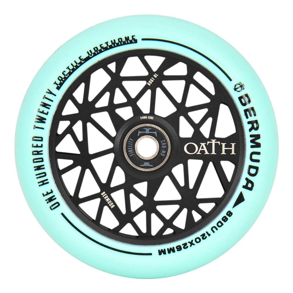 Oath Bermuda 120mm Wheels Ano Black/Teal