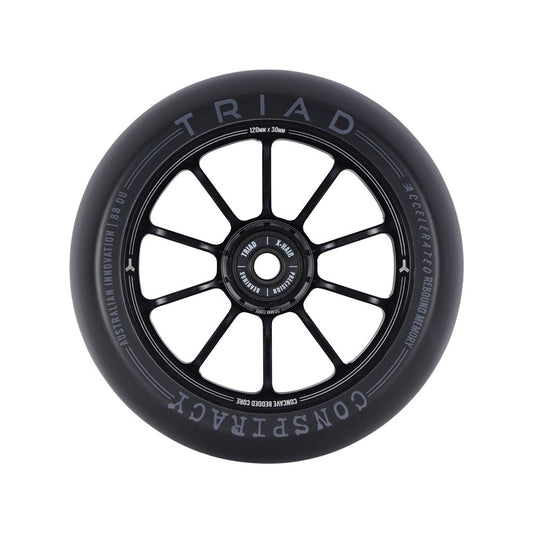 Triad Conspiracy 120 x 30mm Wheels-Ano Black