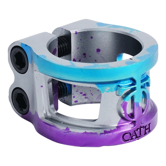 Oath Cage 2 Bolt Clamp V2 Blue/Purple/Titanium