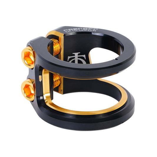 Oath Carcass 2 Bolt Clamp 2 x Ano Black/Orange