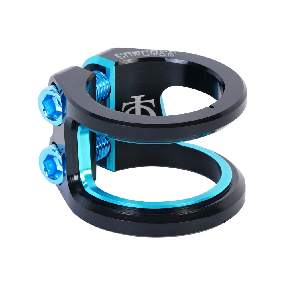 Oath Carcass 2 Bolt Clamp 2 x Ano Black/Blue