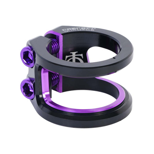 Oath Carcass 2 Bolt Clamp 2 x Ano Black/Purple