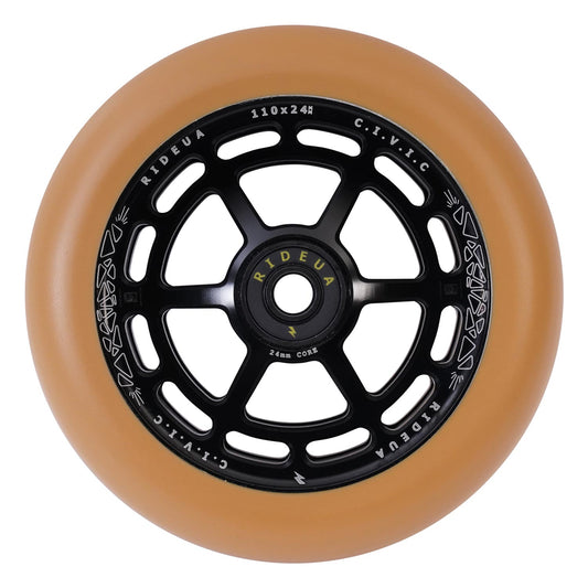 UrbanArtt Civic Wheels 110 x 24mm Black/Gum