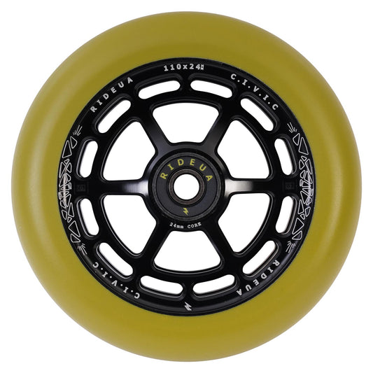 UrbanArtt Civic Wheels 110 x 24mm Black/Army Green