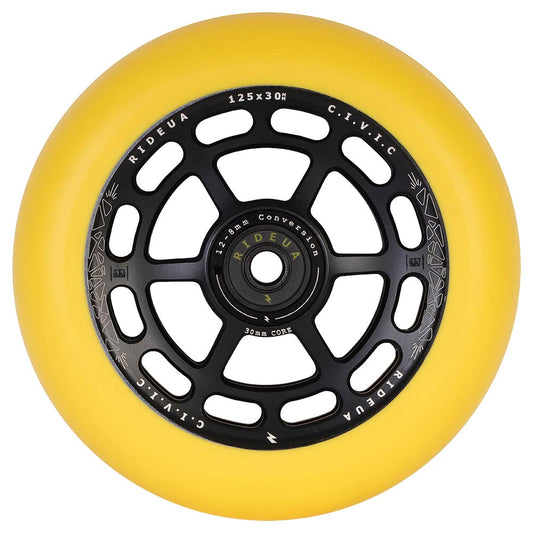 UrbanArtt Civic 125mm Wheels 12 STD Black/Yellow