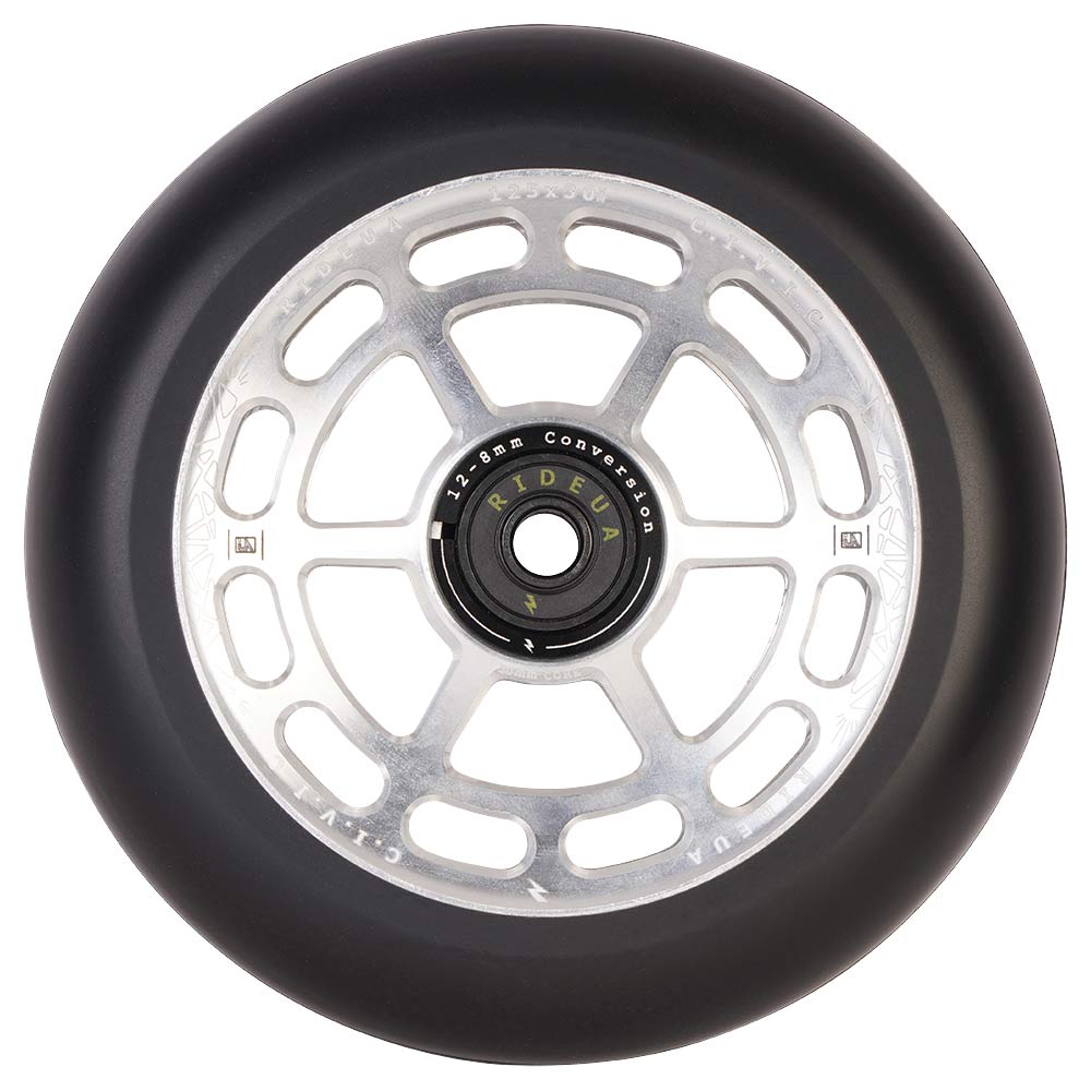 UrbanArtt Civic 125mm Wheels 12 STD Raw/Black