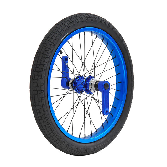 Triad Drift Trike Dynasty Front Wheel Set Ano Blue