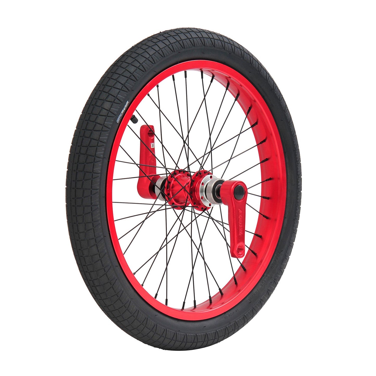 Triad Drift Trike Dynasty Front Wheel Set Ano Red